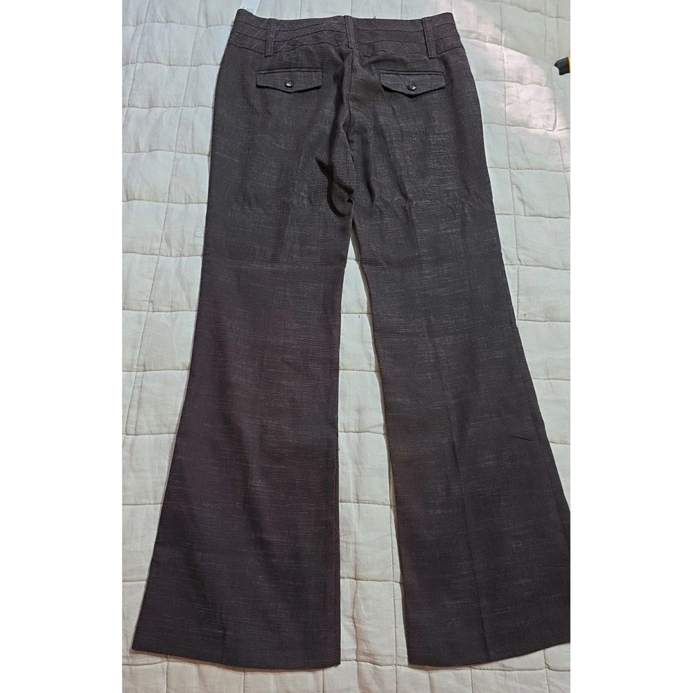 Vintage A Byer Brown Flare Low-Rise Stretch Trouser Pants Office‎ 90s Y2K  Sz 9